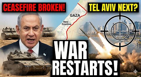 Hamas’ Bombing On Tel Aviv Next? Israel Violates Ceasefire, Shifts Frontline Deeper In Gaza | Watch