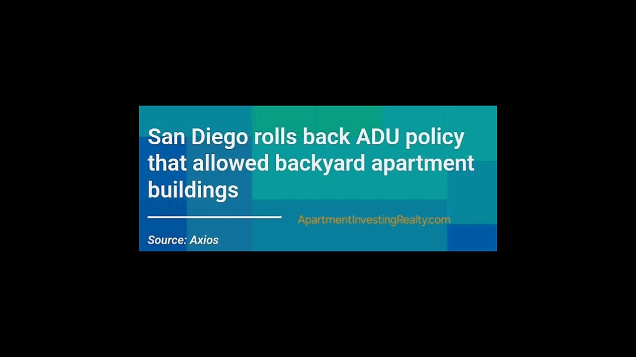 San Diego's ADU Policy 🏘