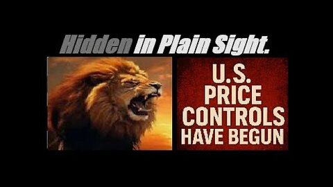 US PRICE CONTROLS HAVE BEGUN! US/CHINA TRADE DEAL?
