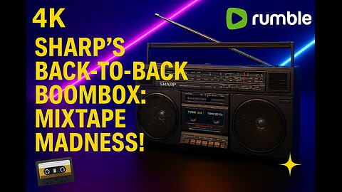 🎶 Sharp’s Back-to-Back Boombox: Mixtape Madness! 📼✨