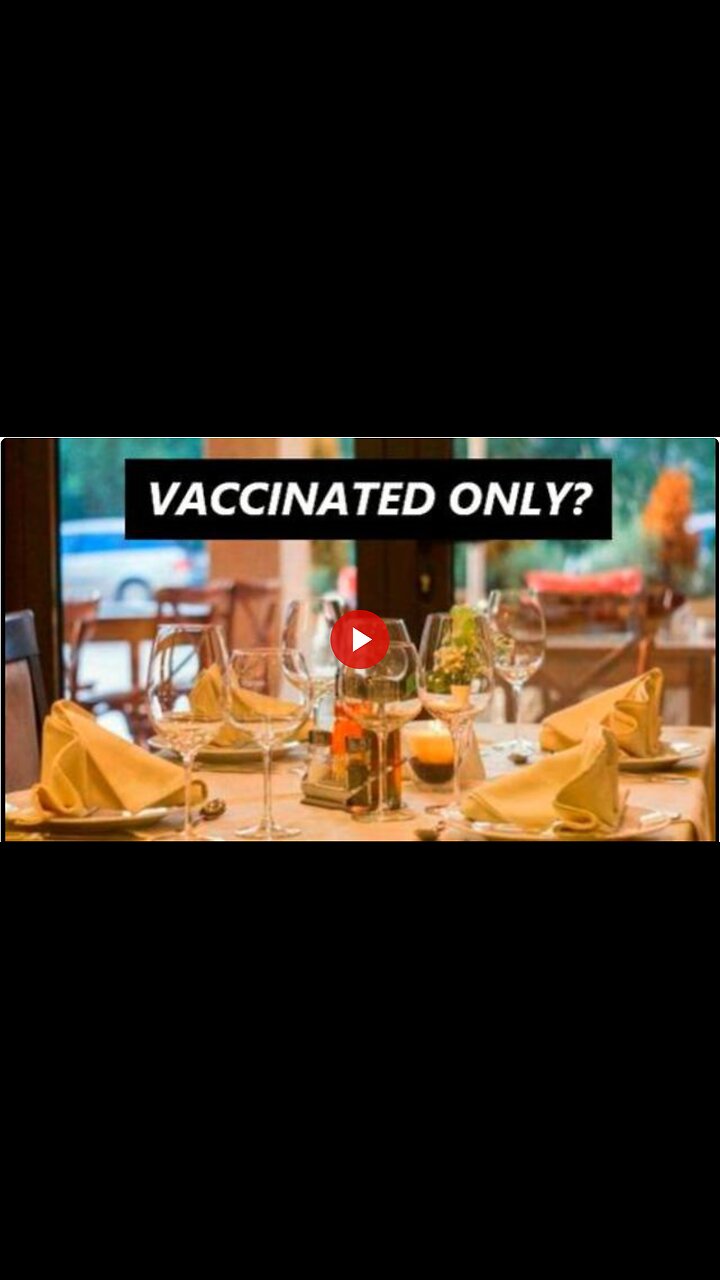 Man has something to say about restaurants that will only serve the vaccinated