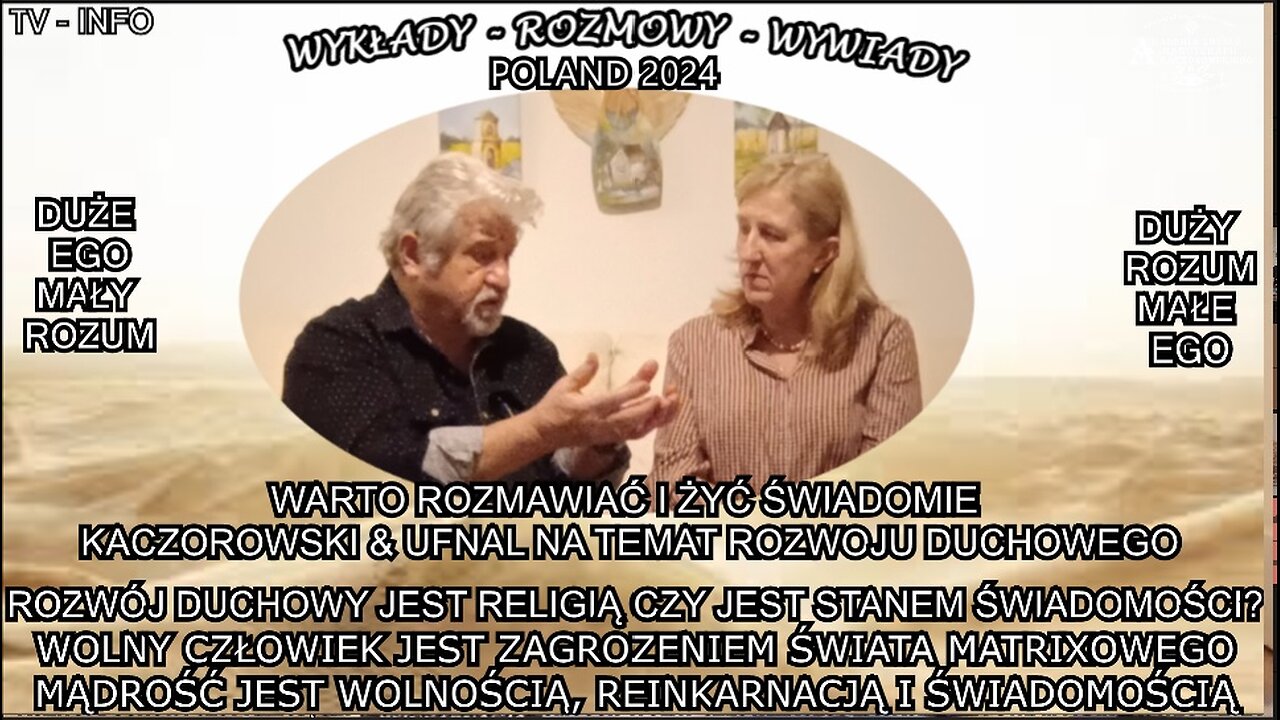 ROZWÓJ DUCHOWY JEST RELIGIĄ CZY JEST STANEM SWIADOMOSCI. WOLNY CZŁOWIEK JEST ZAGROŻENIEM ŚWIATA MATRIXOWEGO.