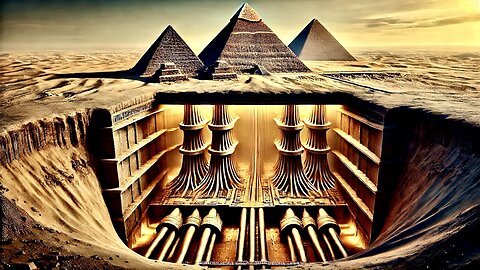 Incredible Giza Pyramid Discovery - Massive Underground Structures Allegedly Found