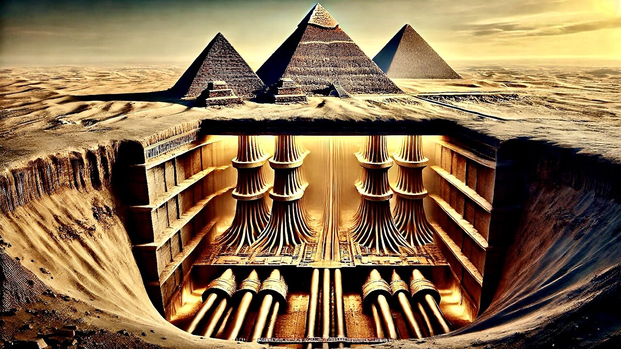 Incredible Giza Pyramid Discovery - Massive Underground Structures ...
