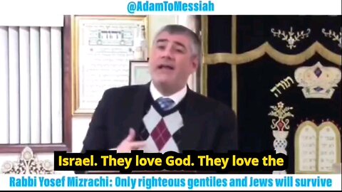 More Rabbi Mizrachi clips. (seethroughit2 on X)