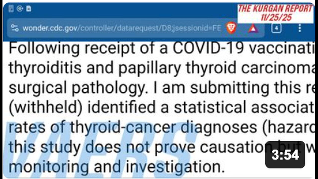 VAERS: ANOTHER 25 YR OLD BECOMES CONSPIRACY ANALYST, THE HARD WAY!