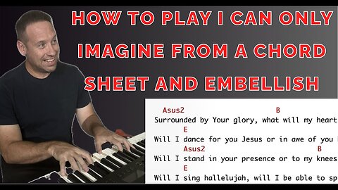 Praise And Worship Piano | Learn To Play I Can Only Imagine | Web Piano Teacher Lessons