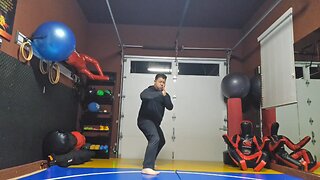 WTD Sliding Side Kick to Oblique Kick sequential