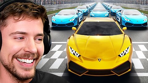 MrBeast Gaming Beat This Race, Win This Lamborghini!