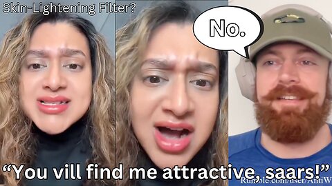 Indian Girl Seething About White Men After Polite Rejection At Party...