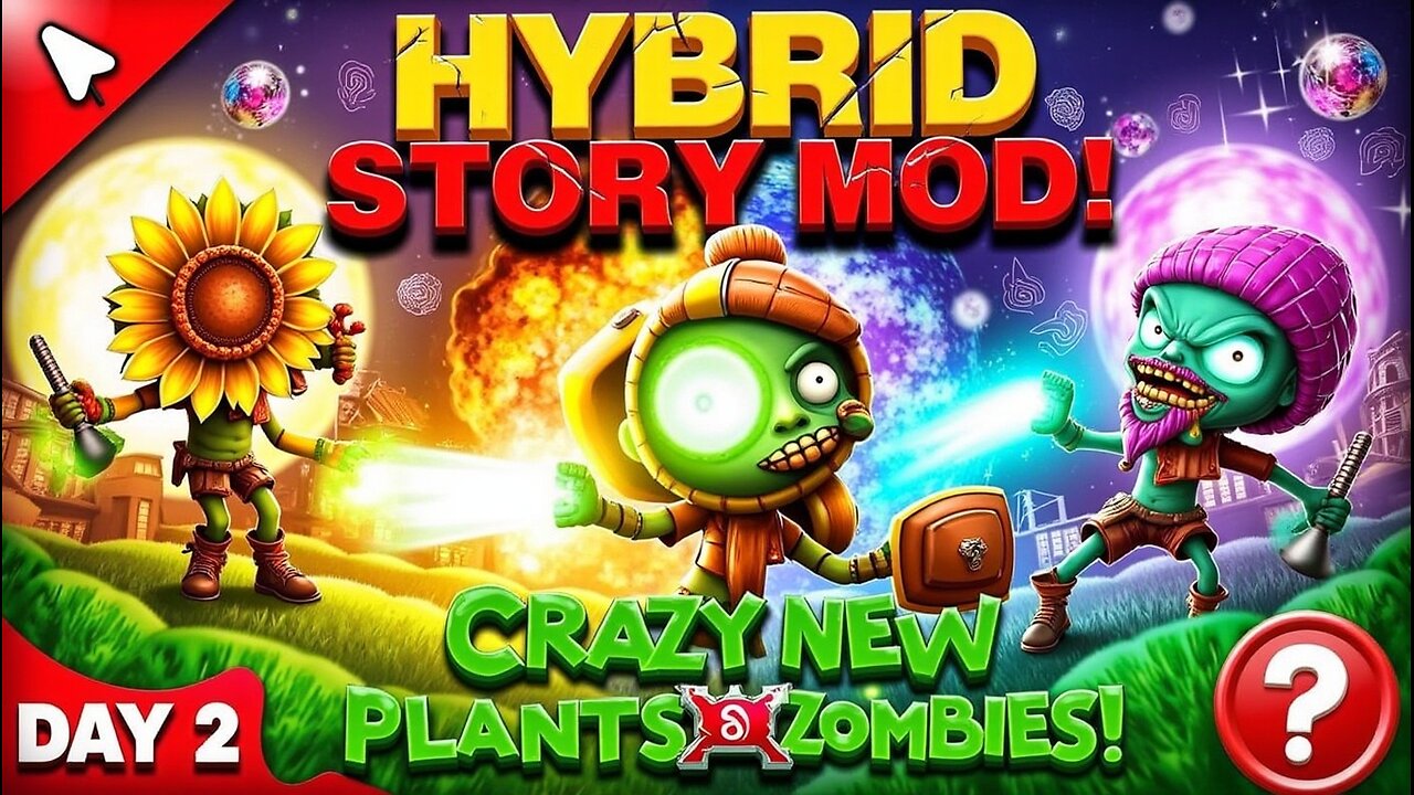 2-Day Challenge: Plants vs Zombies Hybrid Story Mod Gameplay
