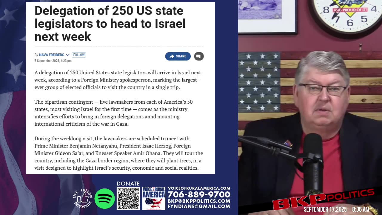 LIVESTREAM - 8:00am ET - Voice of Rural America with BKP