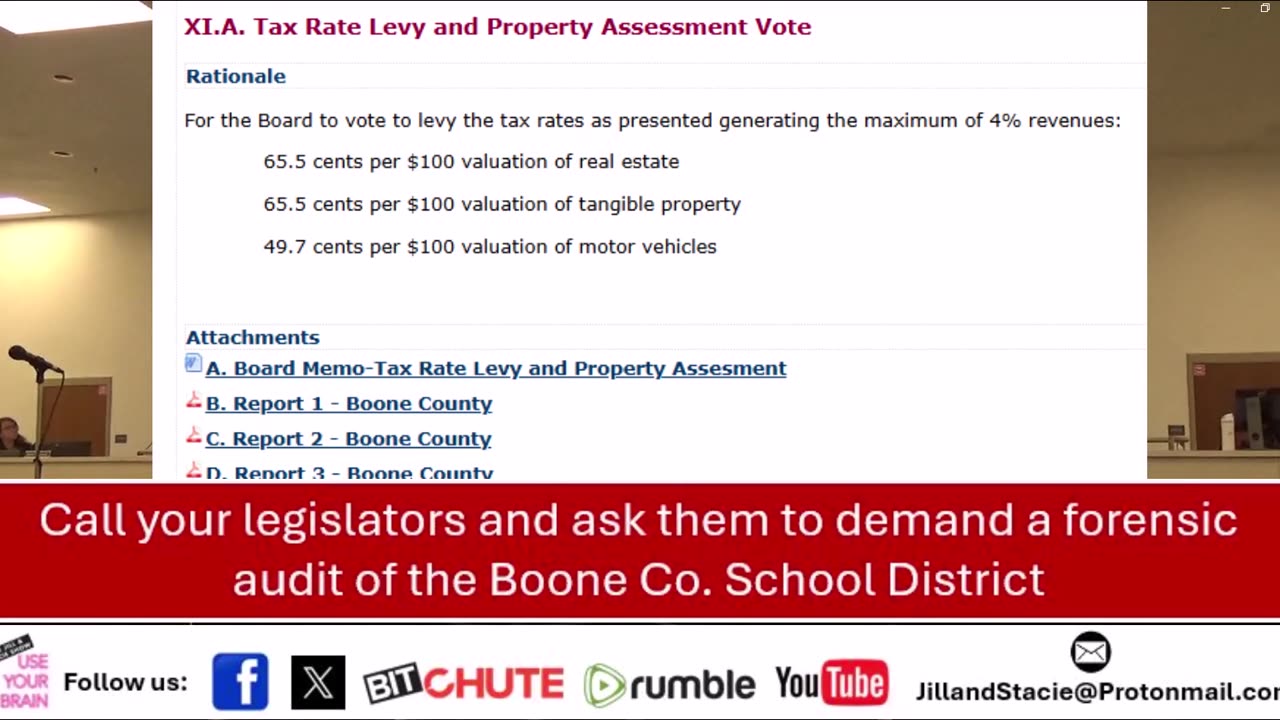 Boone Co School Board Raised Your Taxes