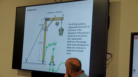 Mechanics of Materials: Shear Stress Class Example