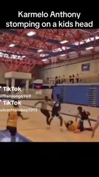 Karamel Anthony stomps a kid's head