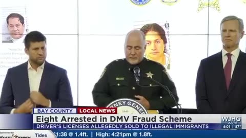Wow. Eight people arrested, including 2 DMV employees