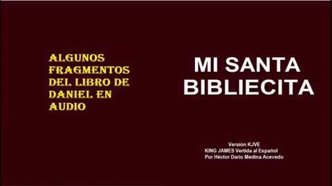 MI SANTA BIBLIECITA 27 Daniel