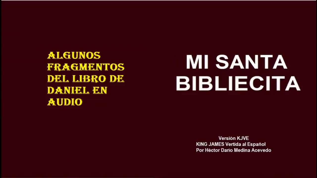 MI SANTA BIBLIECITA 27 Daniel