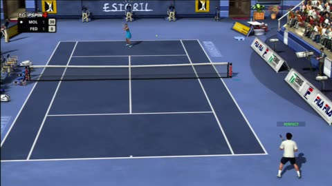 TopSpin 2K25 Federer vs Alcaraz Legend Difficulty Rome Clay 4K 60fps PS5