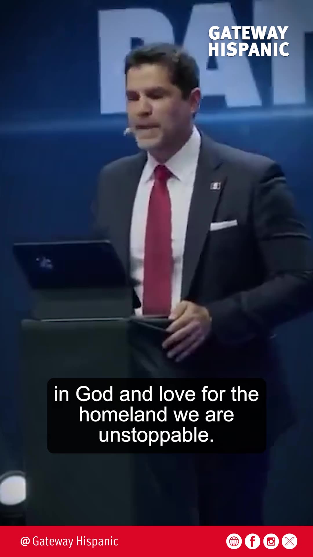 Eduardo Verástegui presenta las banderas de lucha y recuerda el verdadero sentido de la libertad