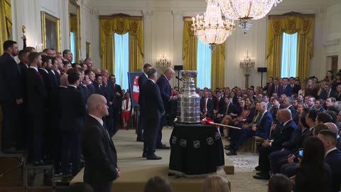 🏒 PRESIDENT TRUMP HOSTS THE 2024 STANLEY CUP CHAMPIONS – FLORIDA PANTHERS! 🇺🇸🏆