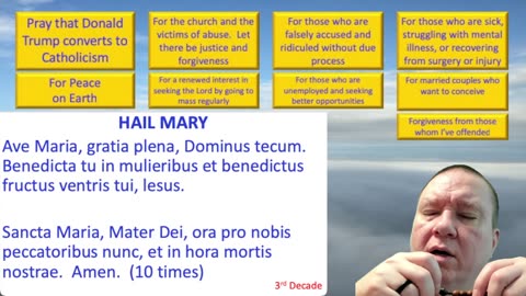 Mary's Daily Live Holy Rosary Prayer at 8:00 p.m. EDT 06/11/2025