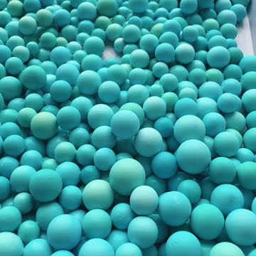 20250731-6 Natural Original Turquoise Round Beads Wrap Ore Radiance