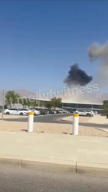 Yemeni Houthi drone HITS Ramon Airport in Israel