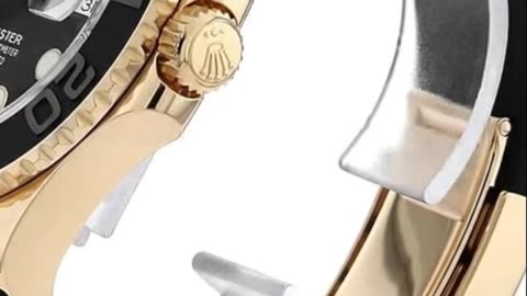 ROLEX YACHT MASTER BLACK SECOND HAND