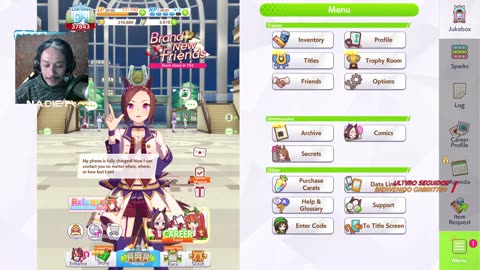 Carreras de waifus y DOTA! #dota2live #umamusume