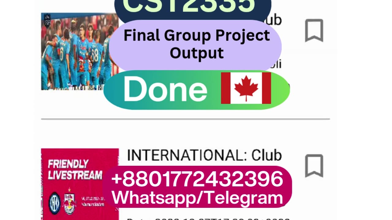 Student Work (project) | CST2335 output | Final Android App in Java | Algonquin College