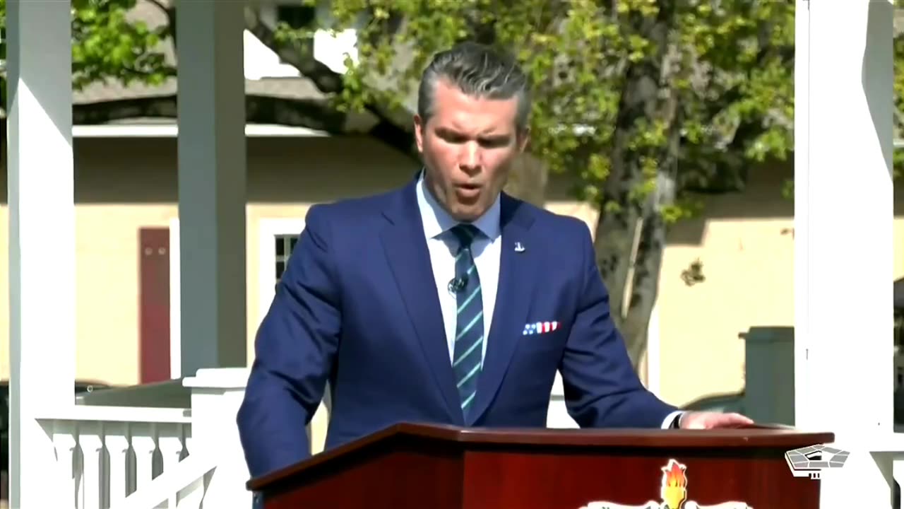 Secretary of Defense Pete Hegseth Speaks