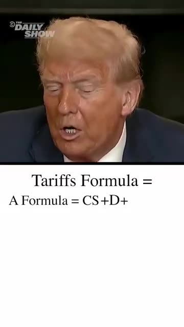 Trump's tariffs formula