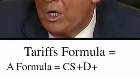 Trump's tariffs formula