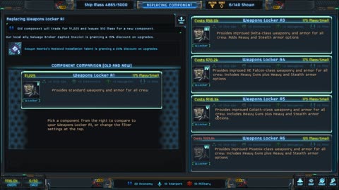 Star Traders: Frontiers 5 continue the Zette mission chain, did Eric Faen mission, Upgrades