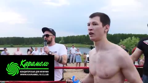 Весельчак нарвался на Турникмена !!! Быстрый бой !!