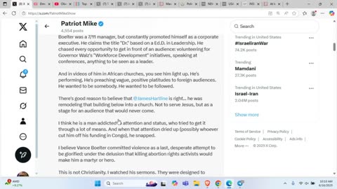 PATRIOT MIKE SHOW June 16, 2025