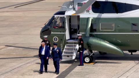 🚨🔥Happening Now—President Trump arrives at Joint Base Andrews!!