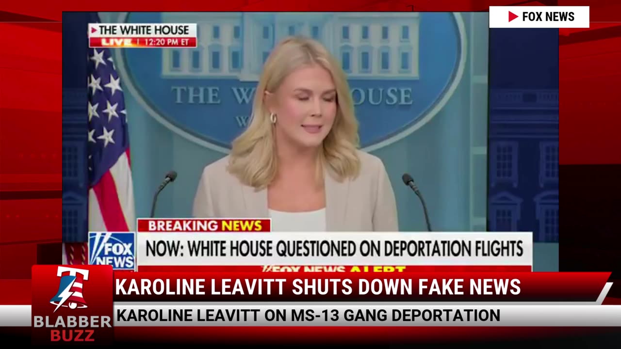 Karoline Leavitt Shuts Down Fake News