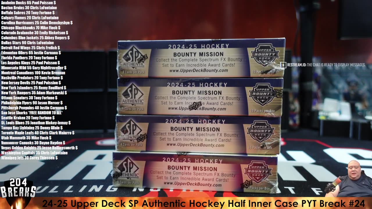 24-25 Upper Deck SP Authentic Hockey Half Inner Case PYT Break #24 [Sept 1, 2025]