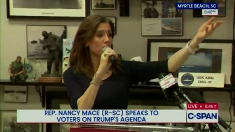 Nancy Mace: "I would support any action to remove fluoride from our water and also ban chemtrails."
