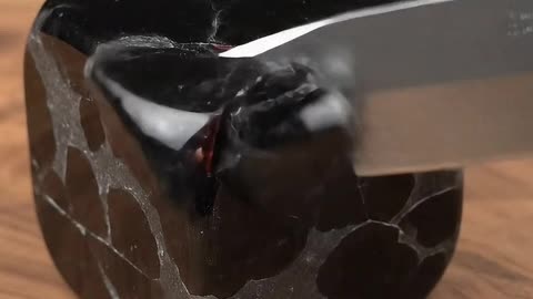 Tiny Volcano Lives Inside Cubed Rock