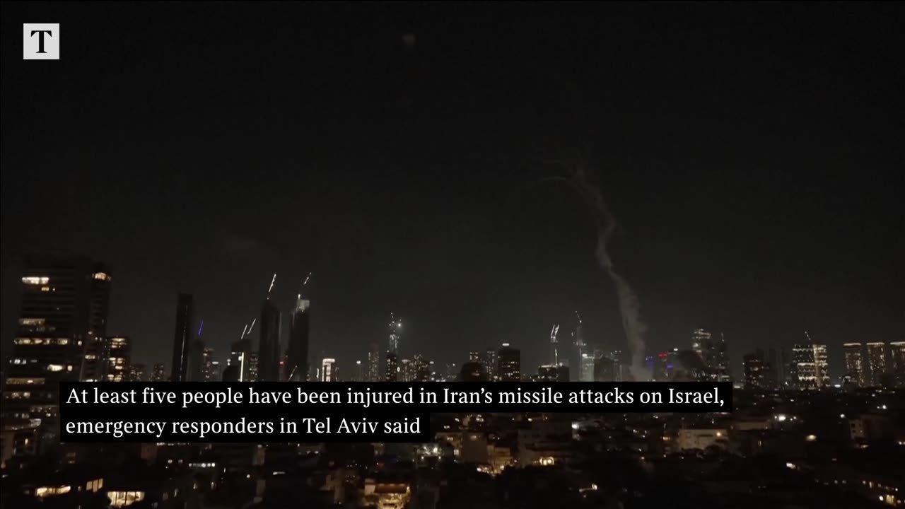 Iran Launches Ballistic Missiles At Israel in Retaliatory Attack