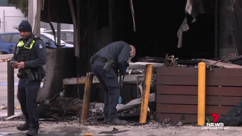 Firebombers strike an Altona North cafe with links to the tobacco trade - 7NEWS Australia