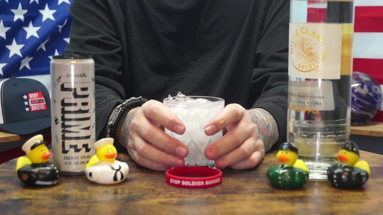 Bernie Webster - White Claw Spirits Pineapple Vodka & Prime Energy Drink Original