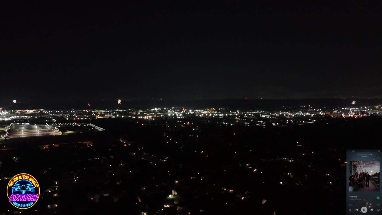 400ft view of Hamilton County Indiana 4th of July fireworks!