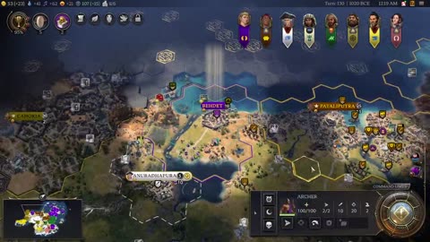 Fresh Start, Random Leader, Max Difficulty - Civilization 7!