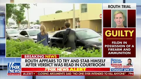 🚨Trump Assassin GUILTY On ALL Charges, Attempts to STAB Himself As Verdict Read, Courtroom in SHOCK