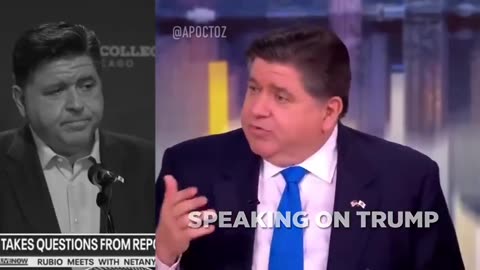 Gov. Pritzker： “I have never called Republicans Nazis.”