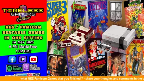 BEATABLE NES FAMICOM GAMES IN ONE SITTING - Timeless Gamers Show episode 138